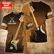 Personalized Name Guitar LP1 All Over Printed Unisex Shirt