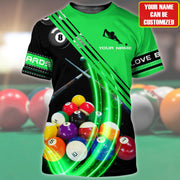 Personalized Name Billiard All Over Printed Unisex Shirt - LP5