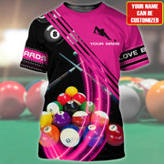 Personalized Name Billiard All Over Printed Unisex Shirt - LP7