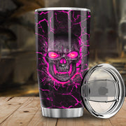 Skull Pink Violet Version Tumbler 20oz 30oz Cup