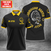 Personalized Name Jiu jitsu Wolf Shirt P170806