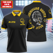 Personalized Name Jiu jitsu Wolf Shirt P170806