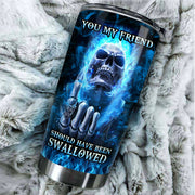 Personalized Name Skull Tumbler 20oz 30oz Cup Q080807