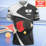 Personalized Name Table Tennis Q1 All Over Printed Unisex Shirt