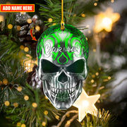 Green Skull Funny Ornament Q181004