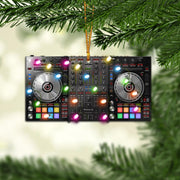 DJ Mixer Christmas Funny Ornament Q181007