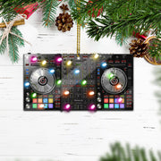 DJ Mixer Christmas Funny Ornament Q181007