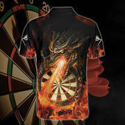 Personalized Name Dragon Fire Darts All Over Printed Unisex Shirt Q200903